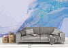 BLUE PURPLE ABSTRACT WALL MURAL